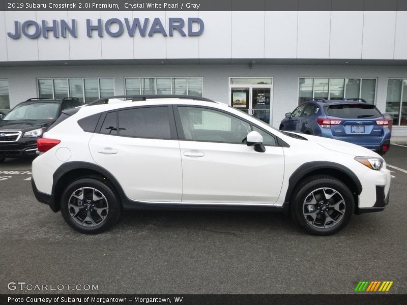 Crystal White Pearl / Gray 2019 Subaru Crosstrek 2.0i Premium