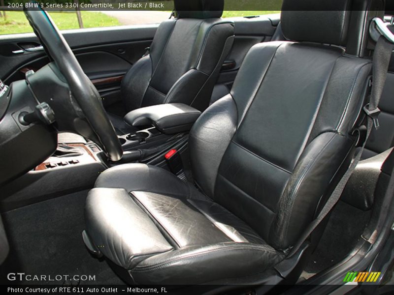 Jet Black / Black 2004 BMW 3 Series 330i Convertible