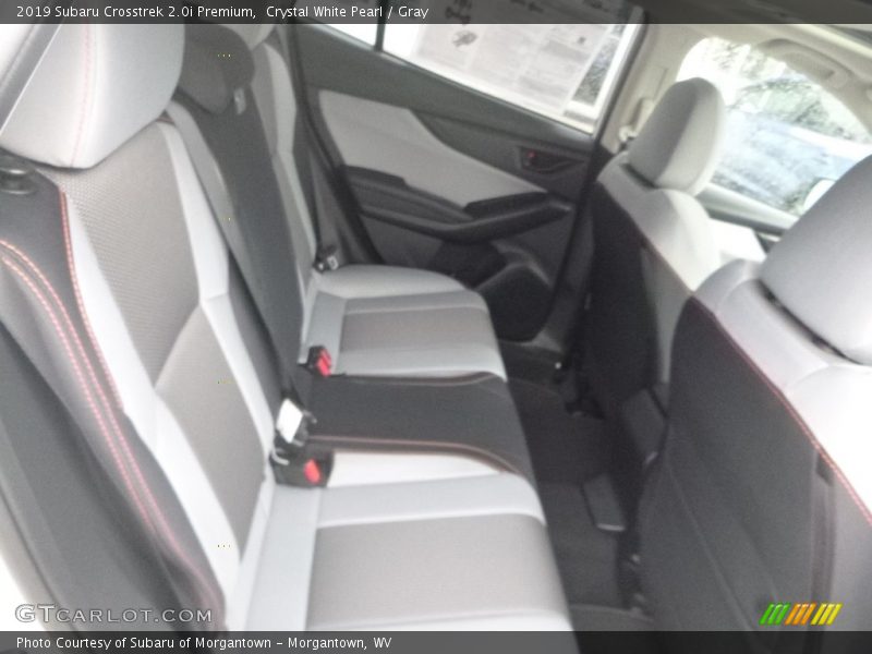 Crystal White Pearl / Gray 2019 Subaru Crosstrek 2.0i Premium