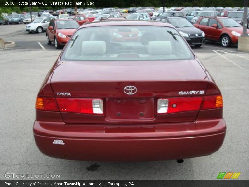 Vintage Red Pearl / Oak 2000 Toyota Camry CE