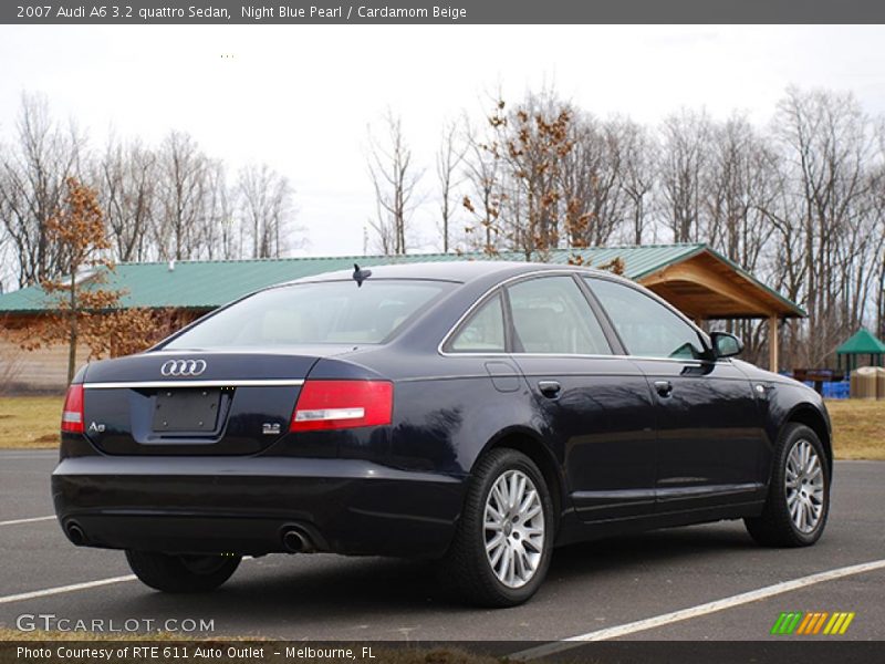 Night Blue Pearl / Cardamom Beige 2007 Audi A6 3.2 quattro Sedan