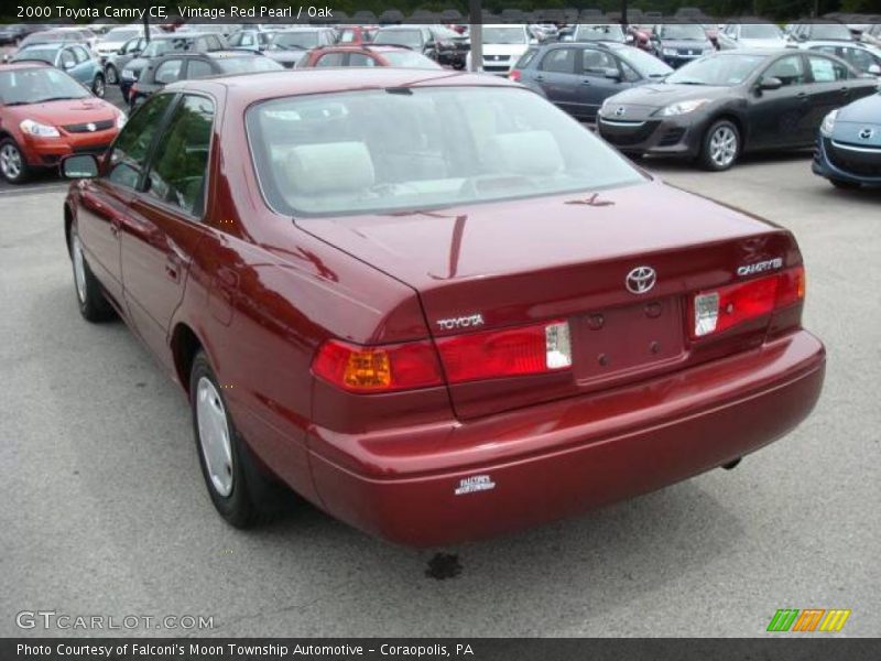 Vintage Red Pearl / Oak 2000 Toyota Camry CE