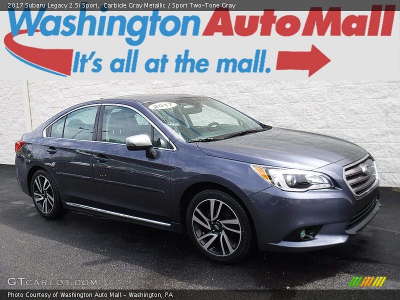 Carbide Gray Metallic / Sport Two-Tone Gray 2017 Subaru Legacy 2.5i Sport