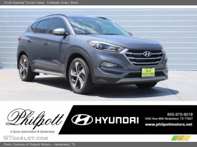 Coliseum Gray / Black 2018 Hyundai Tucson Value