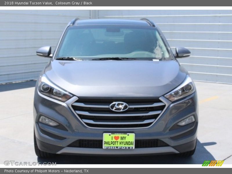 Coliseum Gray / Black 2018 Hyundai Tucson Value