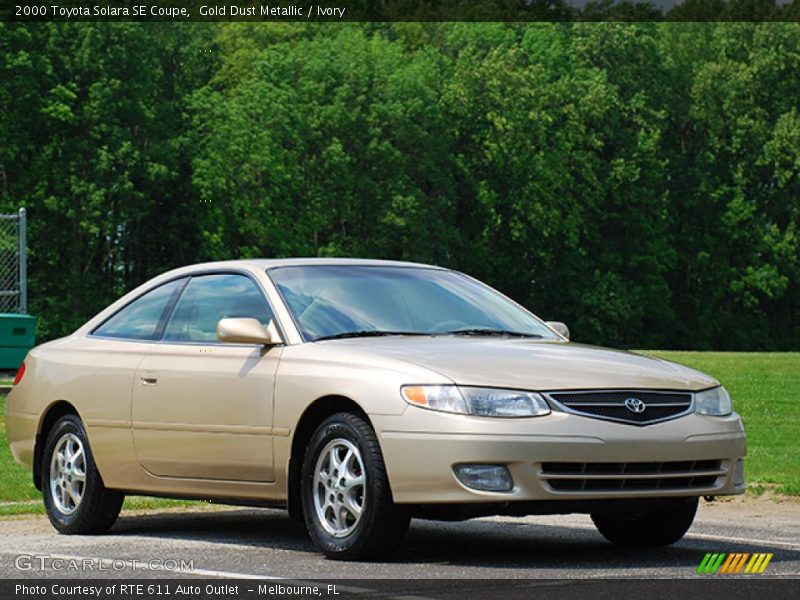Gold Dust Metallic / Ivory 2000 Toyota Solara SE Coupe