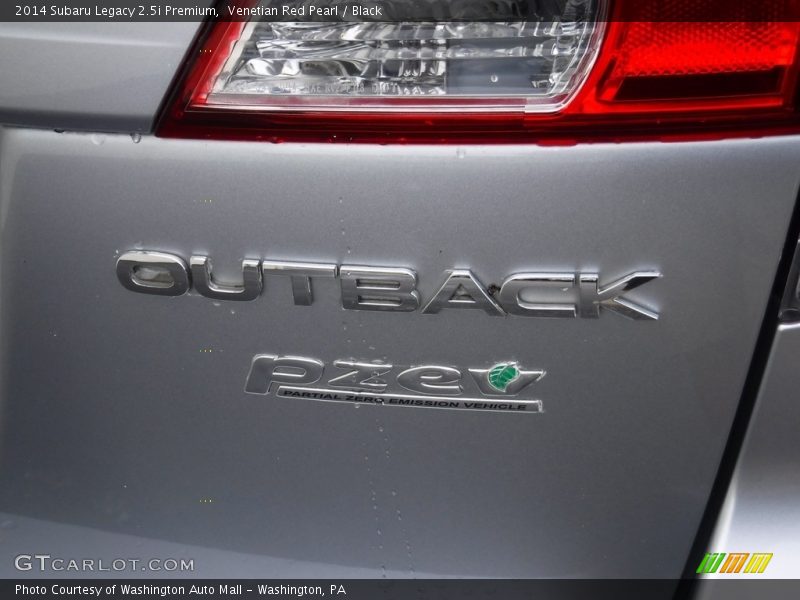 Venetian Red Pearl / Black 2014 Subaru Legacy 2.5i Premium