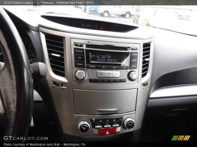 Venetian Red Pearl / Black 2014 Subaru Legacy 2.5i Premium