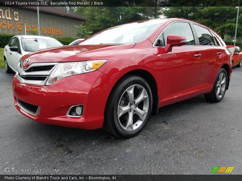Barcelona Red Metallic / Black 2014 Toyota Venza XLE