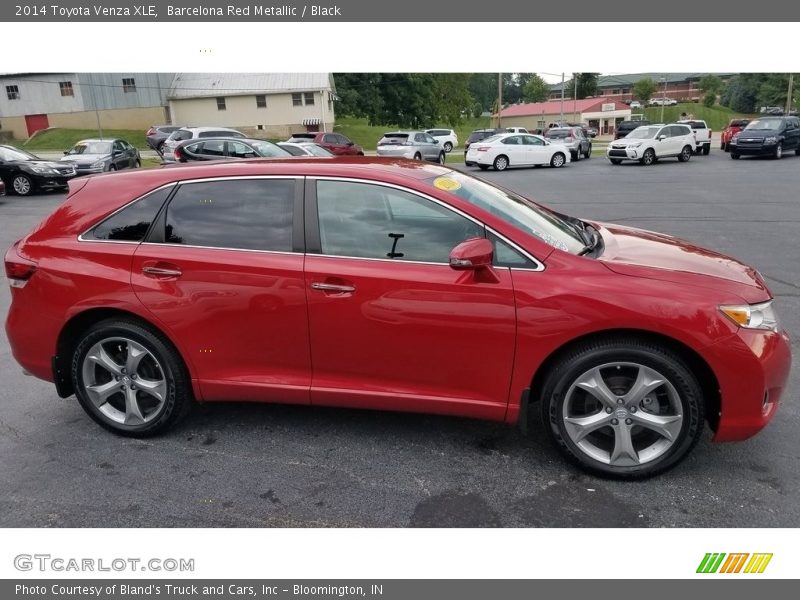 Barcelona Red Metallic / Black 2014 Toyota Venza XLE