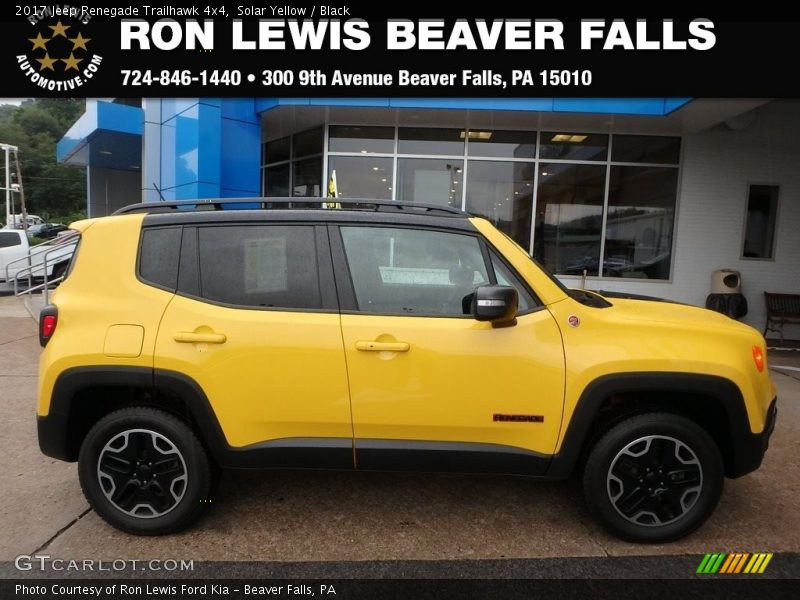 Solar Yellow / Black 2017 Jeep Renegade Trailhawk 4x4