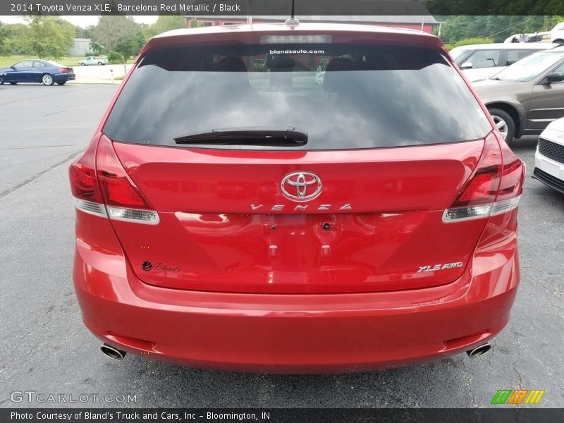 Barcelona Red Metallic / Black 2014 Toyota Venza XLE