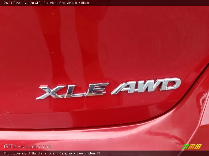 Barcelona Red Metallic / Black 2014 Toyota Venza XLE