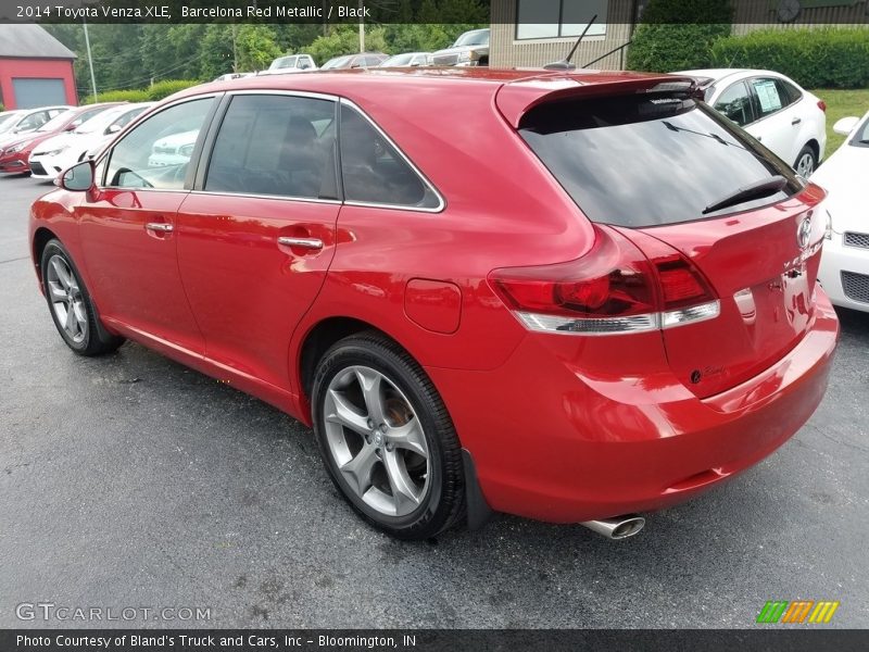 Barcelona Red Metallic / Black 2014 Toyota Venza XLE