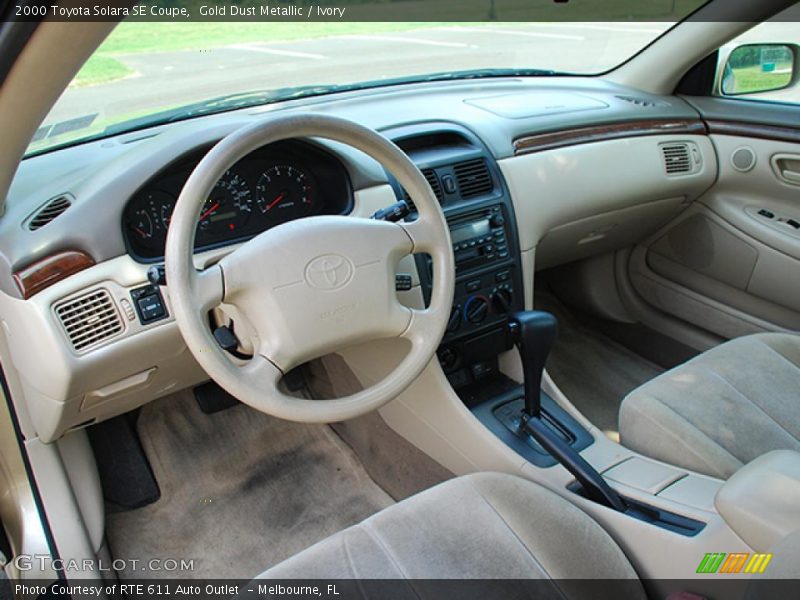 Gold Dust Metallic / Ivory 2000 Toyota Solara SE Coupe