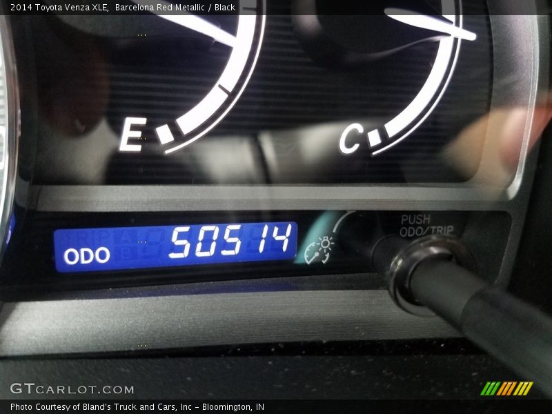 Barcelona Red Metallic / Black 2014 Toyota Venza XLE