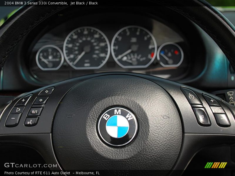 Jet Black / Black 2004 BMW 3 Series 330i Convertible