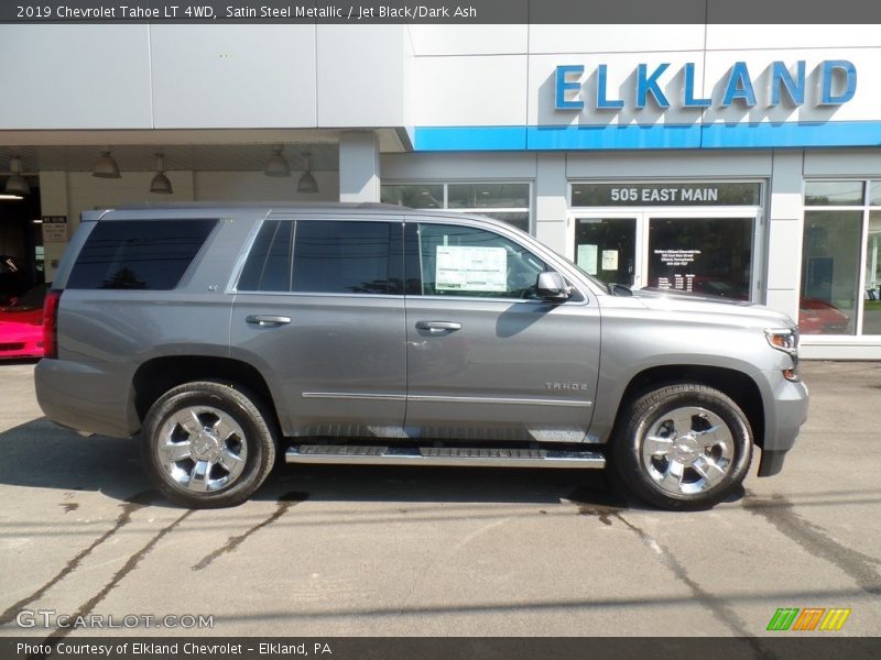 Satin Steel Metallic / Jet Black/Dark Ash 2019 Chevrolet Tahoe LT 4WD
