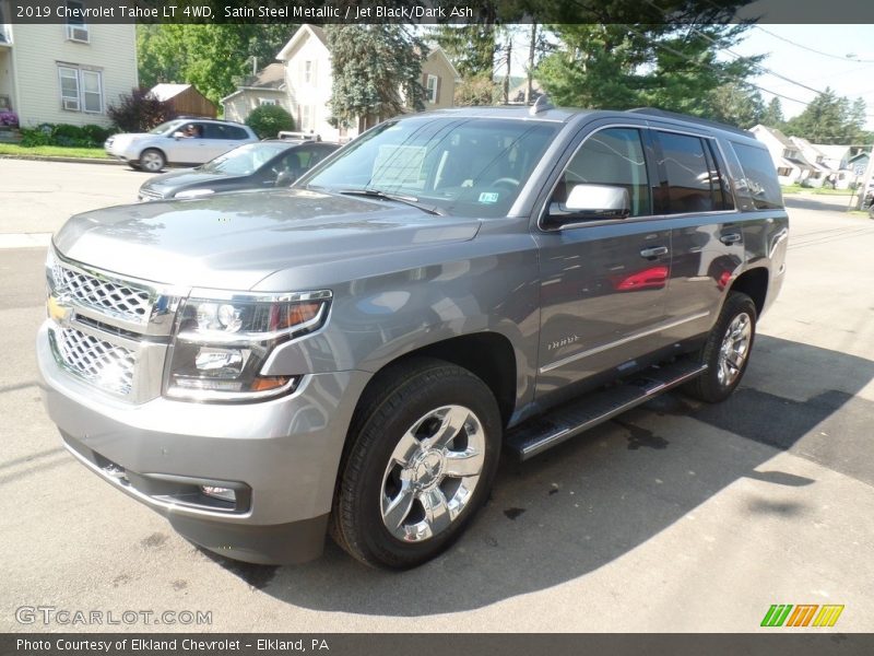 Satin Steel Metallic / Jet Black/Dark Ash 2019 Chevrolet Tahoe LT 4WD