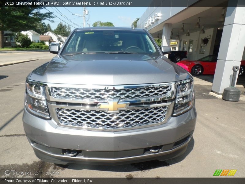 Satin Steel Metallic / Jet Black/Dark Ash 2019 Chevrolet Tahoe LT 4WD