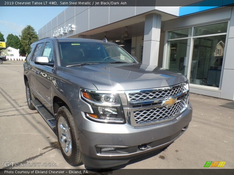 Satin Steel Metallic / Jet Black/Dark Ash 2019 Chevrolet Tahoe LT 4WD