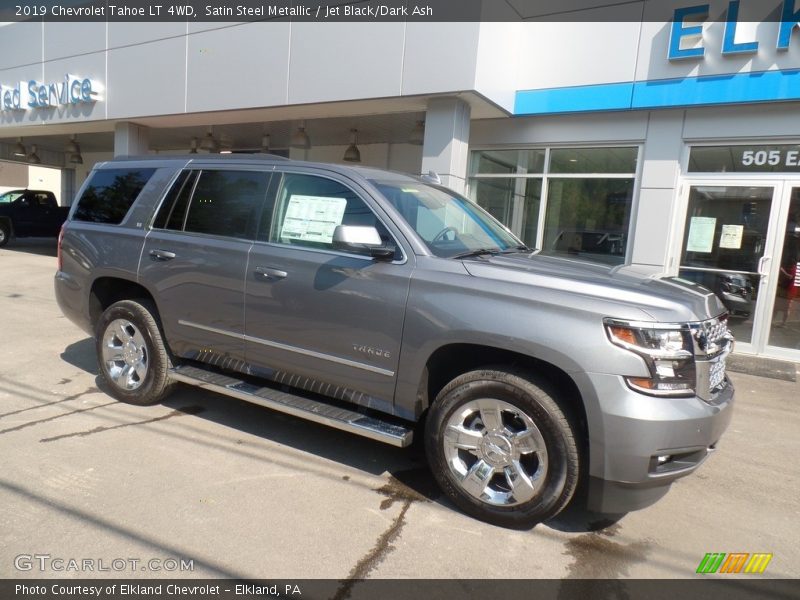 Satin Steel Metallic / Jet Black/Dark Ash 2019 Chevrolet Tahoe LT 4WD