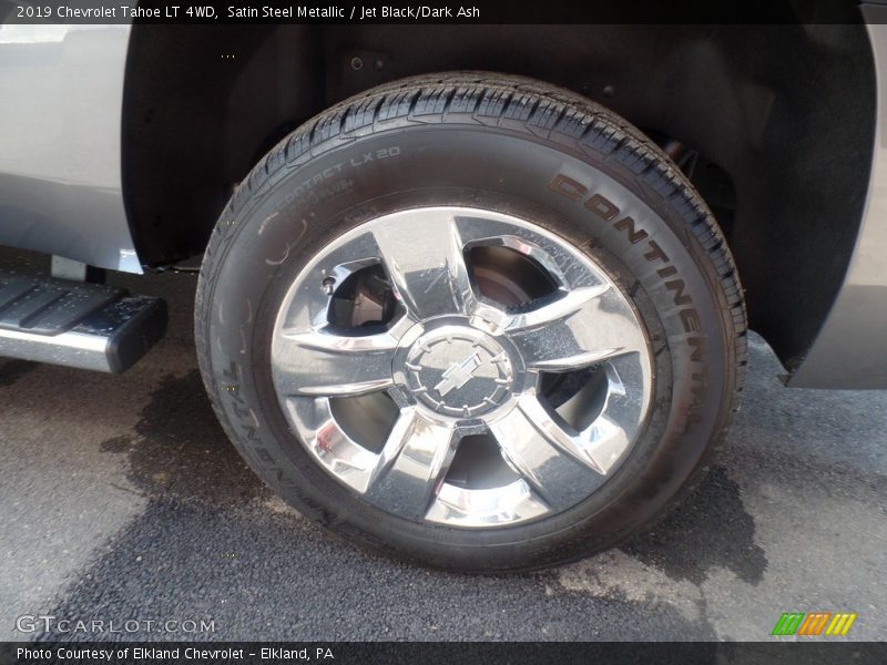 Satin Steel Metallic / Jet Black/Dark Ash 2019 Chevrolet Tahoe LT 4WD