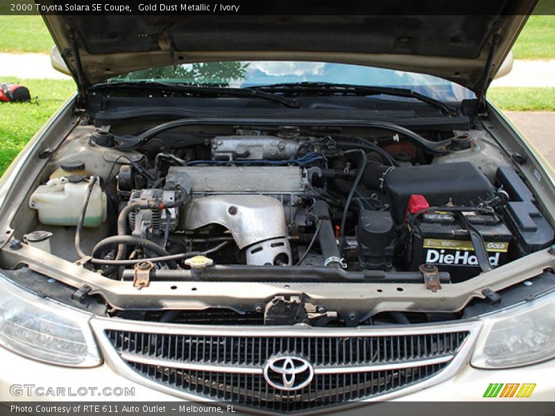 Gold Dust Metallic / Ivory 2000 Toyota Solara SE Coupe