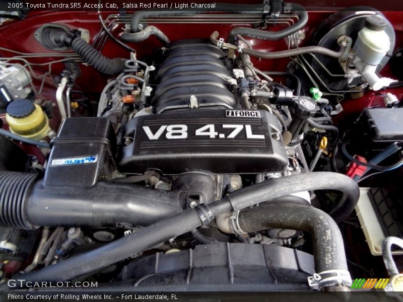 Salsa Red Pearl / Light Charcoal 2005 Toyota Tundra SR5 Access Cab