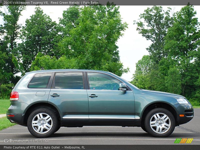 Reed Green Metallic / Pure Beige 2006 Volkswagen Touareg V8