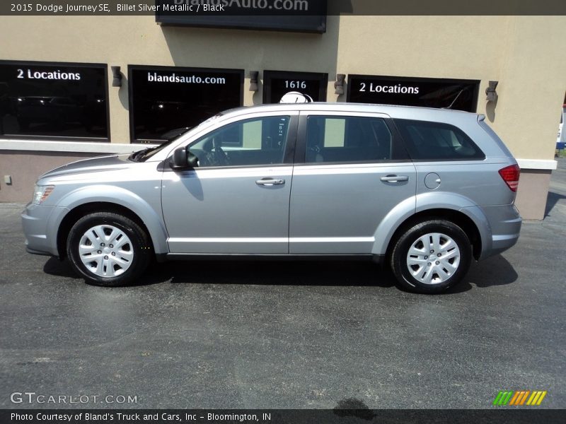 Billet Silver Metallic / Black 2015 Dodge Journey SE