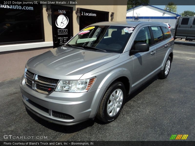 Billet Silver Metallic / Black 2015 Dodge Journey SE