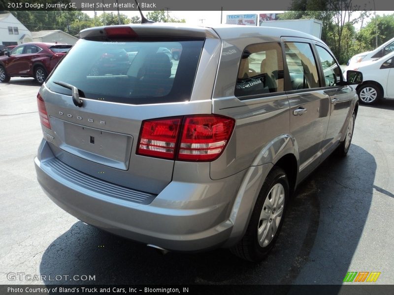 Billet Silver Metallic / Black 2015 Dodge Journey SE