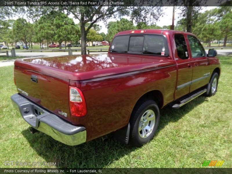 Salsa Red Pearl / Light Charcoal 2005 Toyota Tundra SR5 Access Cab