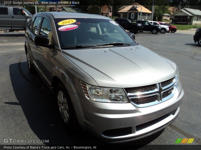 Billet Silver Metallic / Black 2015 Dodge Journey SE