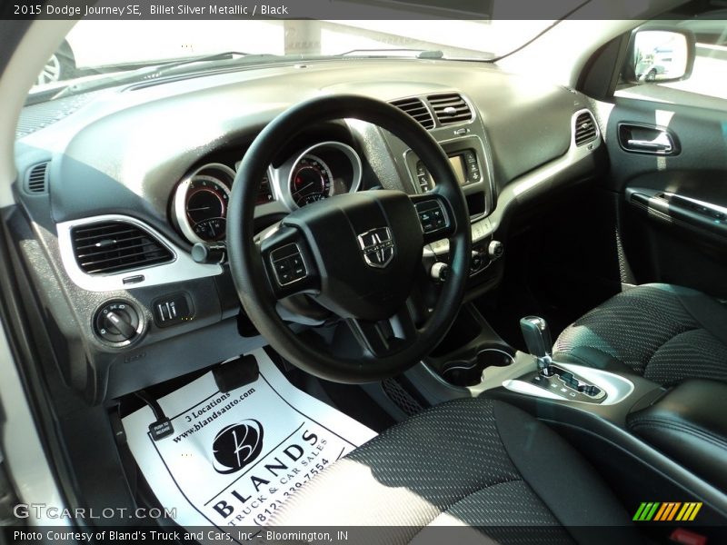 Billet Silver Metallic / Black 2015 Dodge Journey SE