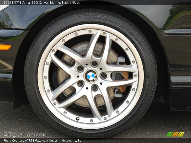 Jet Black / Black 2004 BMW 3 Series 330i Convertible