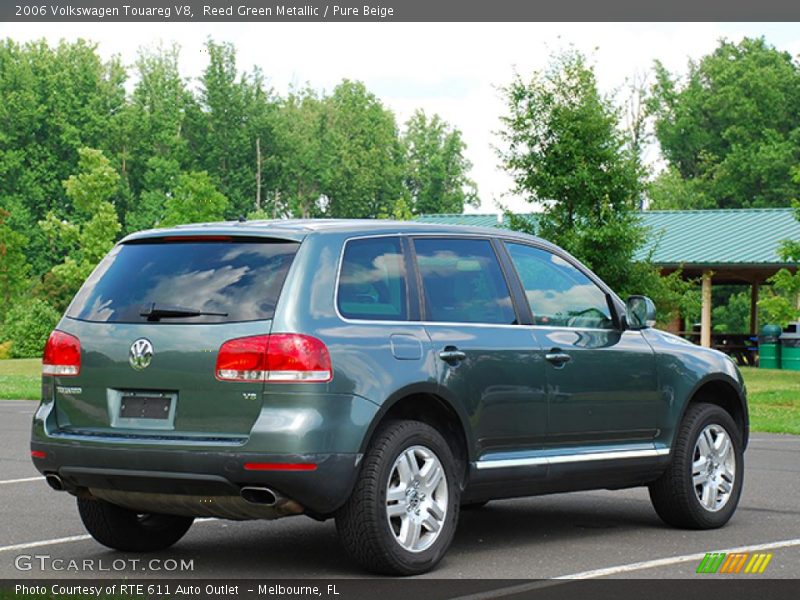 Reed Green Metallic / Pure Beige 2006 Volkswagen Touareg V8