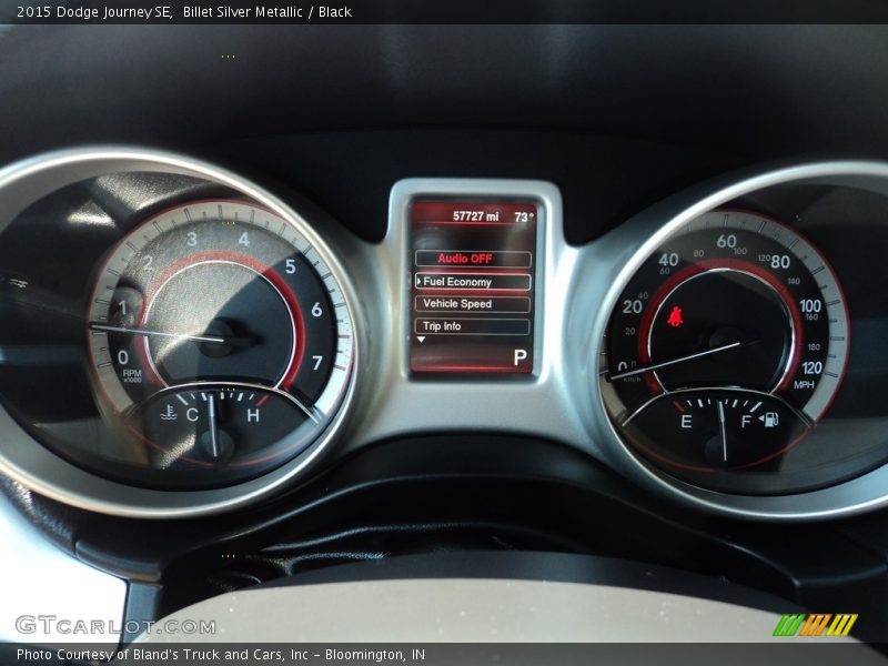 Billet Silver Metallic / Black 2015 Dodge Journey SE