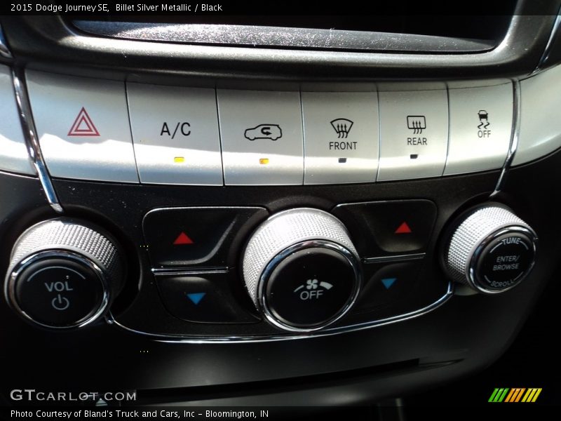 Billet Silver Metallic / Black 2015 Dodge Journey SE