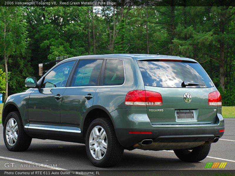 Reed Green Metallic / Pure Beige 2006 Volkswagen Touareg V8