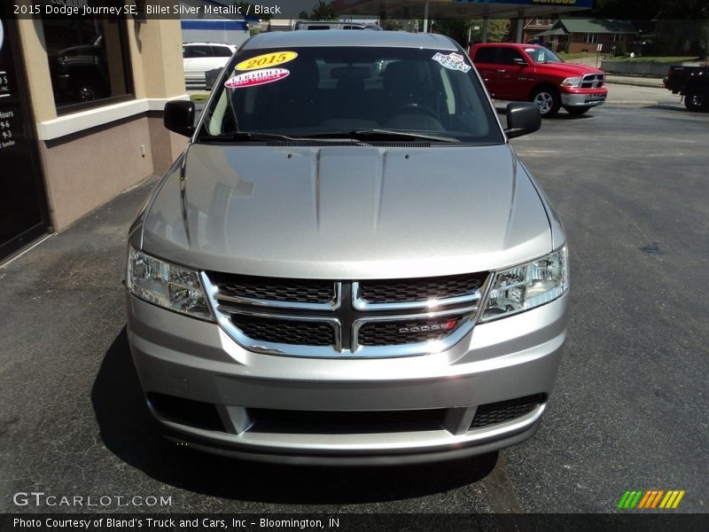 Billet Silver Metallic / Black 2015 Dodge Journey SE