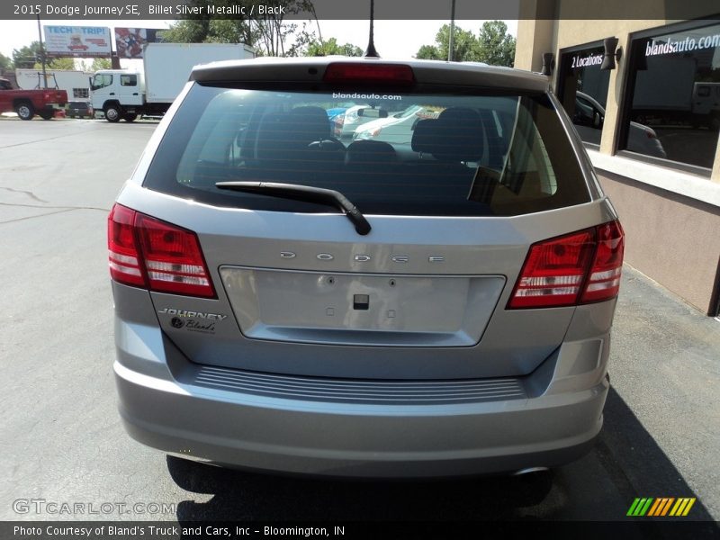 Billet Silver Metallic / Black 2015 Dodge Journey SE
