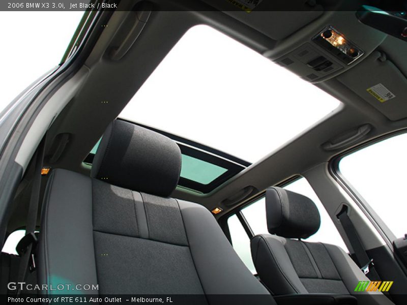 Jet Black / Black 2006 BMW X3 3.0i