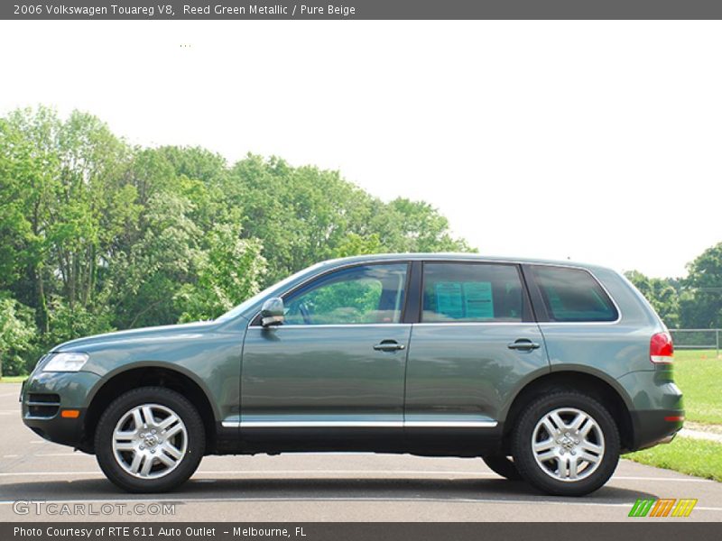 Reed Green Metallic / Pure Beige 2006 Volkswagen Touareg V8