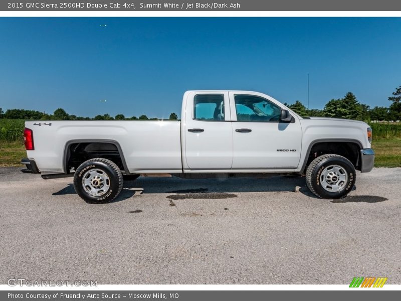 Summit White / Jet Black/Dark Ash 2015 GMC Sierra 2500HD Double Cab 4x4