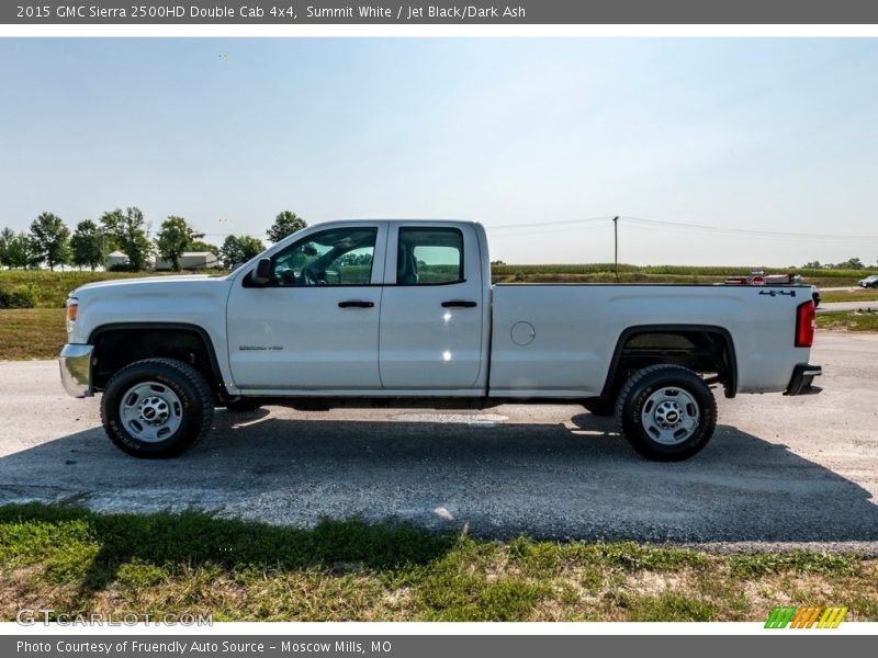 Summit White / Jet Black/Dark Ash 2015 GMC Sierra 2500HD Double Cab 4x4