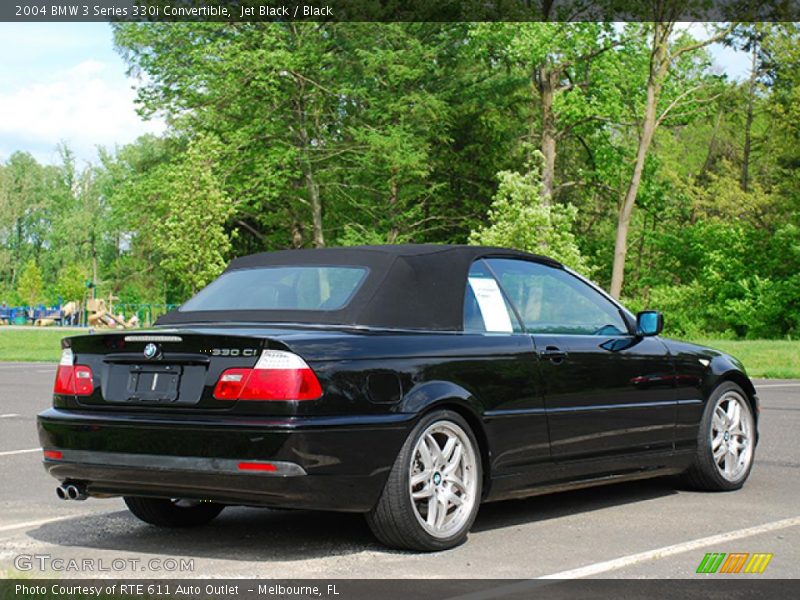 Jet Black / Black 2004 BMW 3 Series 330i Convertible