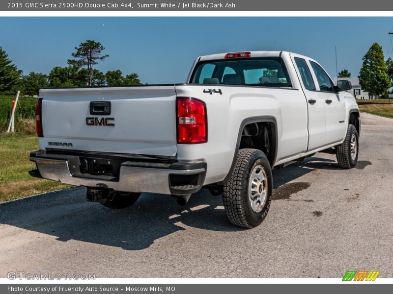 Summit White / Jet Black/Dark Ash 2015 GMC Sierra 2500HD Double Cab 4x4