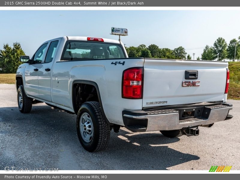 Summit White / Jet Black/Dark Ash 2015 GMC Sierra 2500HD Double Cab 4x4